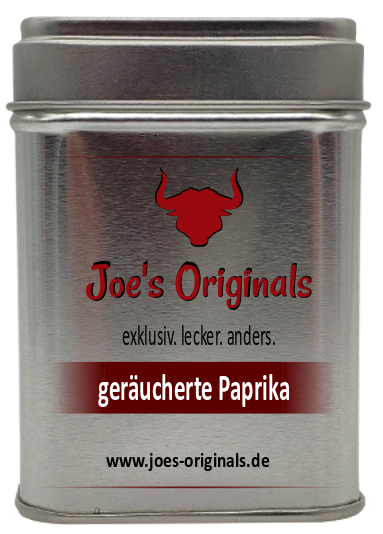 Paprika geräuchert, 90g - joes-originals.de