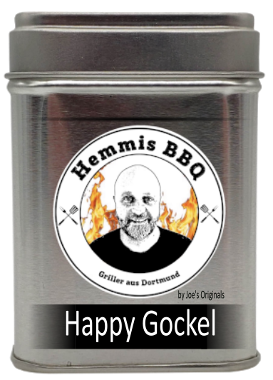 Gewürzmischung für Geflügel  - Happy Gockel 85g by Hemmis BBQ - joes-originals.de