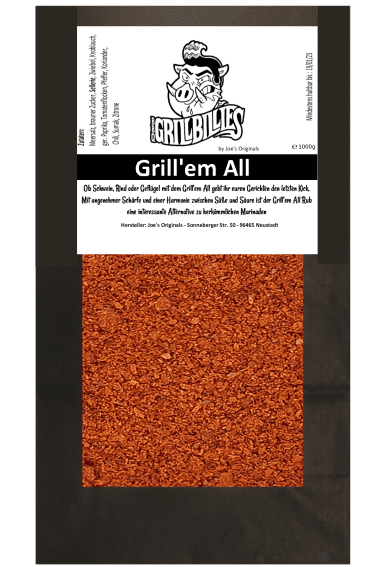 GRILLBILLIES - Grill 'em All, 1000g - Joe's Originals
