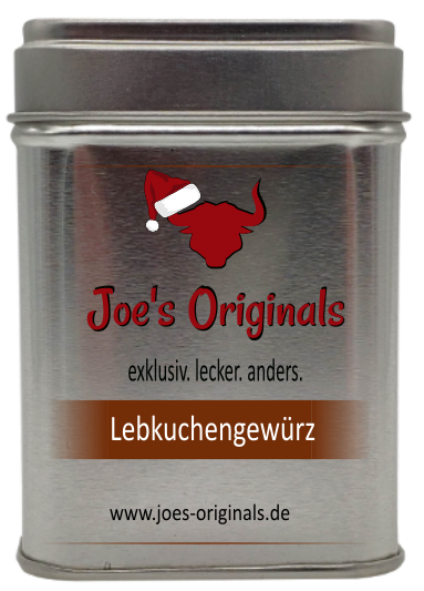 Lebkuchengewürz zum Backen von Lebkuchen, Spekulatius und weihnachtlichen Plätzchen, 45g - joes-originals.de